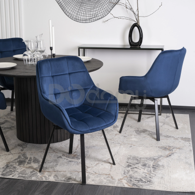 Кресло MEBEL ELITE LUNA Синий, фото 5