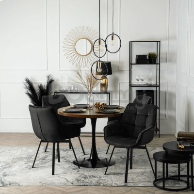 Крісло MEBEL ELITE LUNA Чорний, фото 4