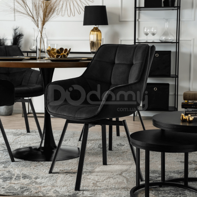 Крісло MEBEL ELITE LUNA Чорний, фото 6