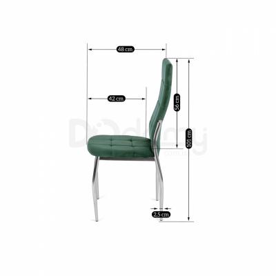 Стул MEBEL ELITE MOLLY Velvet зеленый, фото 4