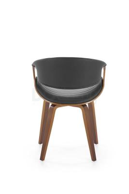 Кресло HALMAR K-544 Черный / Орех, фото 3