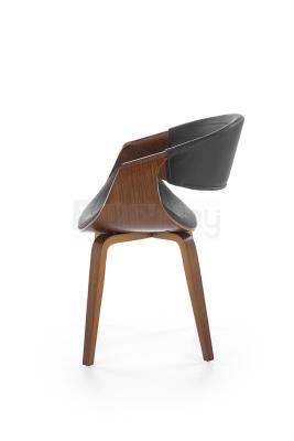 Кресло HALMAR K-544 Черный / Орех, фото 4