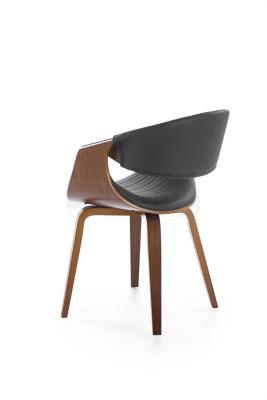 Кресло HALMAR K-544 Черный / Орех, фото 5