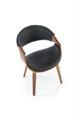 Кресло HALMAR K-544 Черный / Орех, фото 2