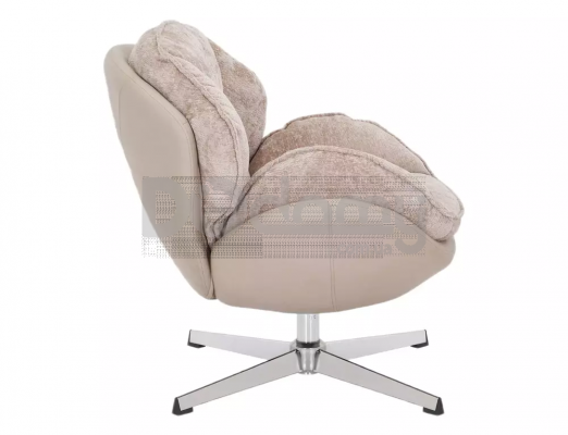 Крісло SIGNAL BETTY Рожевий RÓŻ ANTYCZNY TAP.236/ Беж Екошкіра TAP.237, фото 3