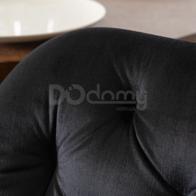 Крісло поворотне ELITE IDA Чорний, фото 3