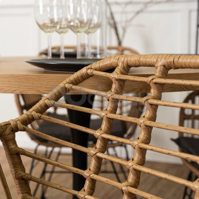 Крісло ELITE MUSA Натуральний / Сірий, фото 5