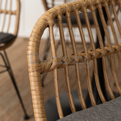 Крісло ELITE MUSA Натуральний / Сірий, фото 6