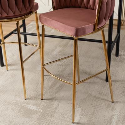 Барный стул ELITE FLORES 2 Розовый, фото 3