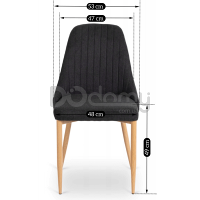 Крісло MEBEL ELITE TORINO Чорний, фото 5