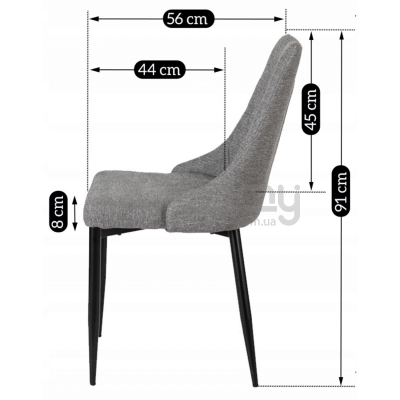 Стул ELITE CORK 2 Серый, фото 5