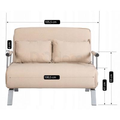 Диван розкладний MEBEL ELITE BART 2 Бежевий, фото 10