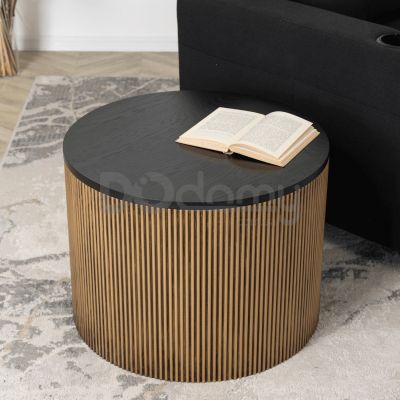 Журнальный стол ELITE MIRACLE Черный / Золотой, фото 2