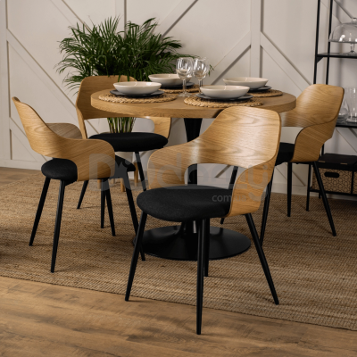 Крісло ELITE ORBI Дуб Золотий / Чорний, фото 1