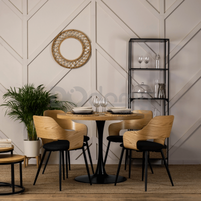 Крісло ELITE ORBI Дуб Золотий / Чорний, фото 2