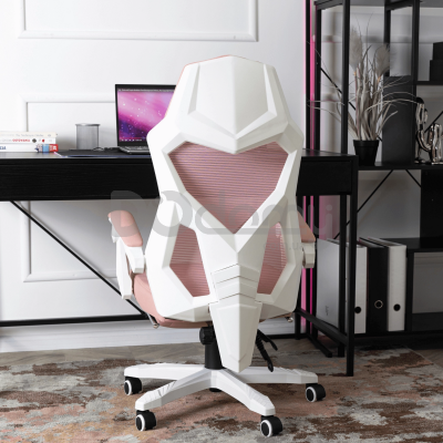 Офисное кресло MEBEL ELITE BING Розовый / Белый, фото 3