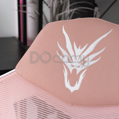 Офисное кресло MEBEL ELITE BING Розовый / Белый, фото 4