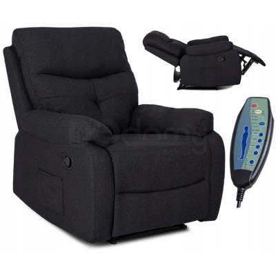 Крісло реклайнер ELITE INTER 2 Чорний, фото 7