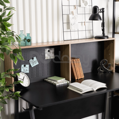 Компьютерный стол MEBEL ELITE ICE  136 Черный, фото 3