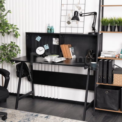 Компьютерный стол MEBEL ELITE ROLLЧерный, фото 1