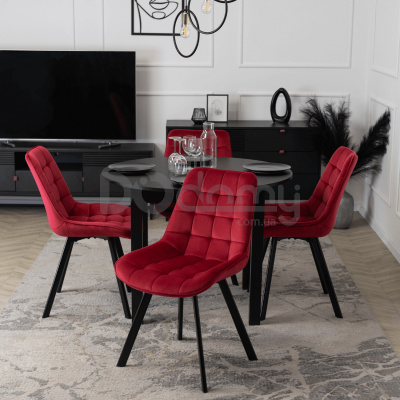 Стілець MEBEL ELITE RICK Бордо, фото 2