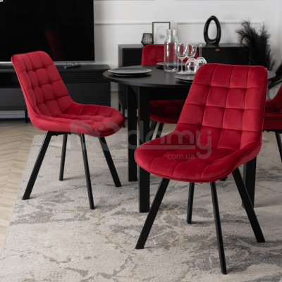 Стілець MEBEL ELITE RICK Бордо, фото 3