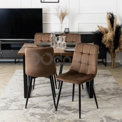 Стул MEBEL ELITE PERU Коричневый, фото 6