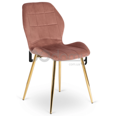 Стул MEBEL ELITE IRYS Розовый / Золотой, фото 1