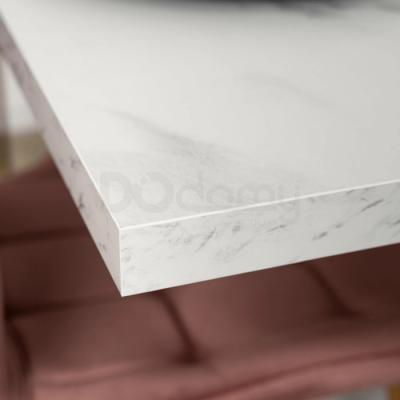 Стол CLARK ELITE 120-160 см Белый  Мрамор, фото 4