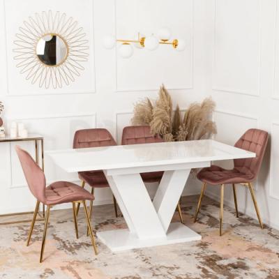 Стол CLARK ELITE 120-160 см Белый, фото 3