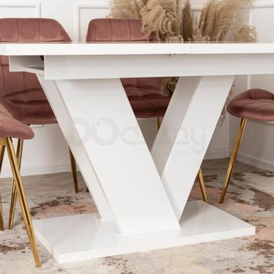 Стол CLARK ELITE 120-160 см Белый, фото 5