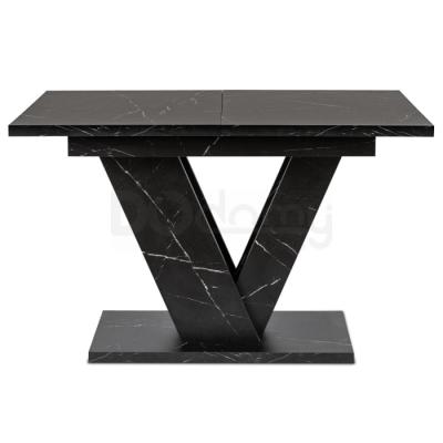 Стіл CLARK ELITE 120-160 см Чорний Мармур, фото 5