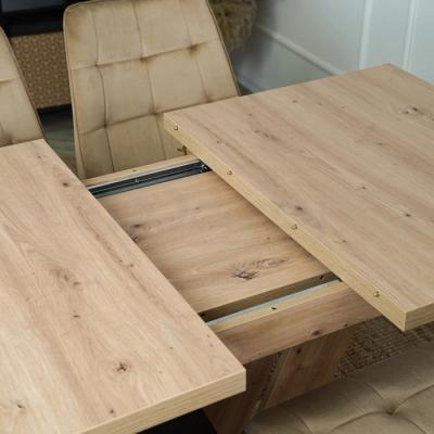 Стіл CLARK ELITE 120-160 см Дуб Артизан / Чорний, фото 5