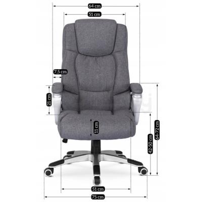 Офисное кресло ELITE BRAVO Серый, фото 7