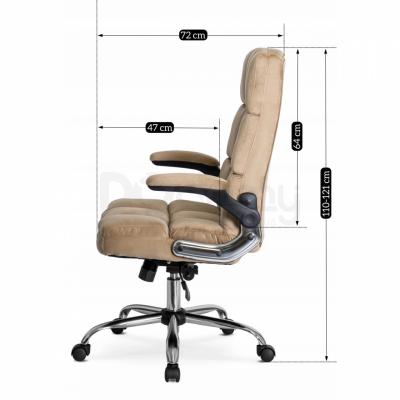 Офисное кресло ELITE LONDON VELVET Бежевый, фото 10