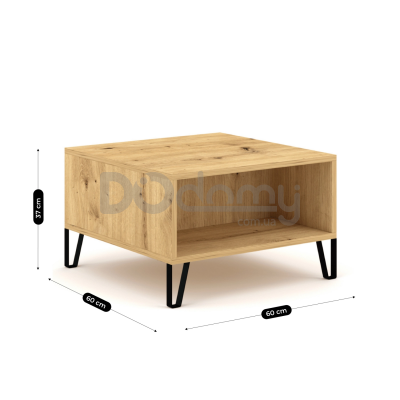 Журнальный стол Elite BACARDI 60х60 Дуб Аризан, фото 2