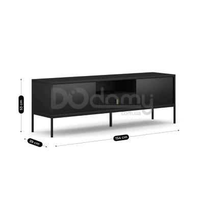 Тумба под телевизор Elite MARCOS 154 Черный, фото 4