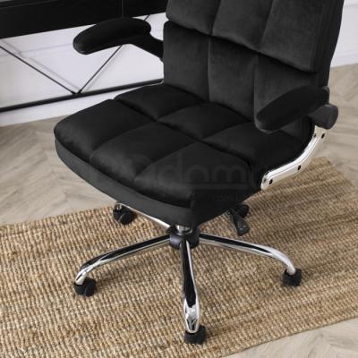 Офисное кресло ELITE LONDON VELVET Черный, фото 4