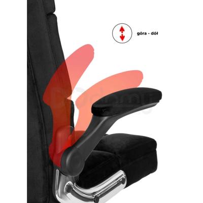 Офисное кресло ELITE LONDON VELVET Черный, фото 7