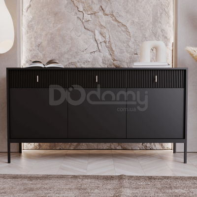Комод Elite MARCOS 154 Чорний, фото 1