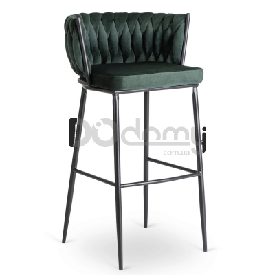 Барный стул MEBEL ELITE FLORES Зеленый, фото 1