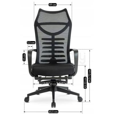 Офісне крісло ACTON Чорний, фото 6