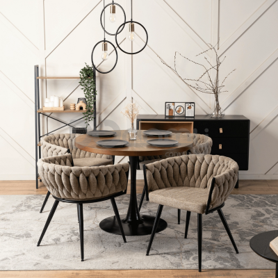 Крісло MEBEL ELITE EMPOLI Бежевий, фото 5