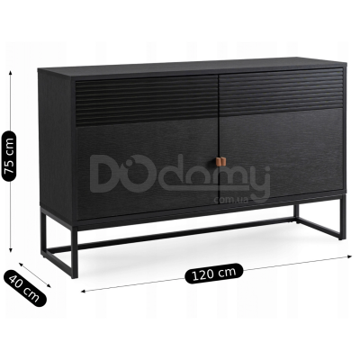 Комод ELITE BRENEIS Черный, фото 4