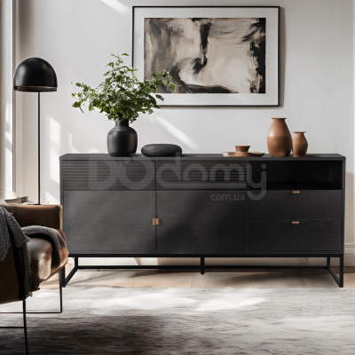 Комод ELITE COMO Черный, фото 1