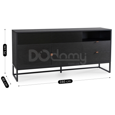 Комод ELITE COMO Черный, фото 4