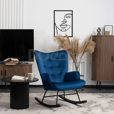 Кресло-качалка MEBEL ELITE ELIS Синий, фото 1