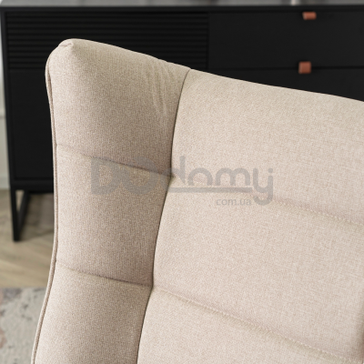 Кресло-качалка MEBEL ELITE JACKSON Бежевый / Черный, фото 2