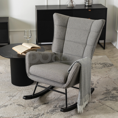 Кресло-качели MEBEL ELITE JACKSON Серый / Черный, фото 1