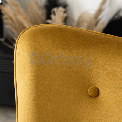 Кресло с подставкой для ног MEBEL ELITE LOZANO Velvet Кари, фото 4